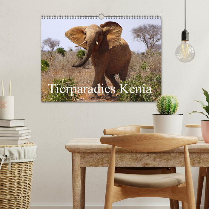 Tierparadies Kenia (CALVENDO Wandkalender 2025)