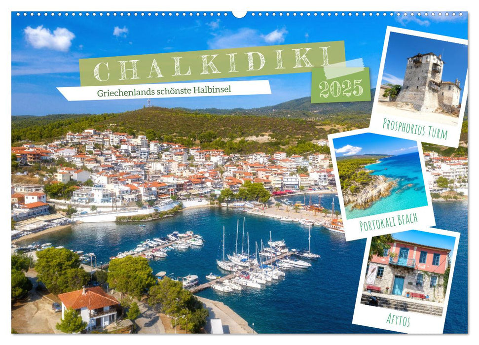 Chalkidiki - Griechenlands schönste Halbinsel (CALVENDO Wandkalender 2025)