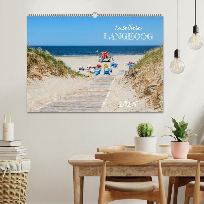 Inselliebe Langeoog (CALVENDO Wandkalender 2025)