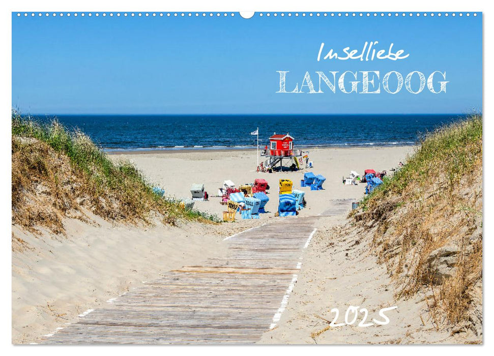 Inselliebe Langeoog (CALVENDO Wandkalender 2025)