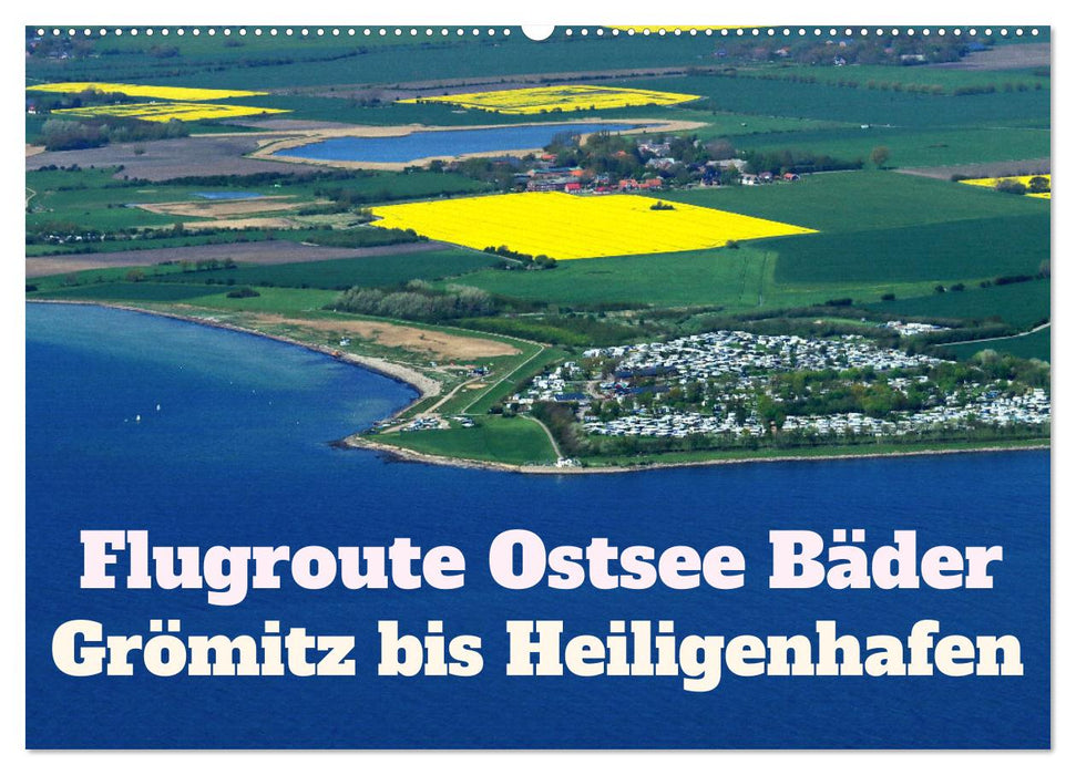 Flugroute Ostsee Bäder (CALVENDO Wandkalender 2025)