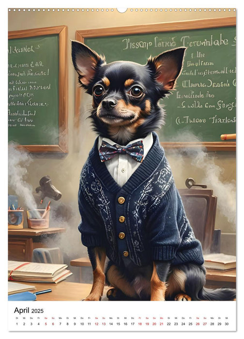 Chihuahua Karrieren (CALVENDO Premium Wandkalender 2025)