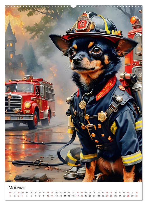 Chihuahua Karrieren (CALVENDO Premium Wandkalender 2025)