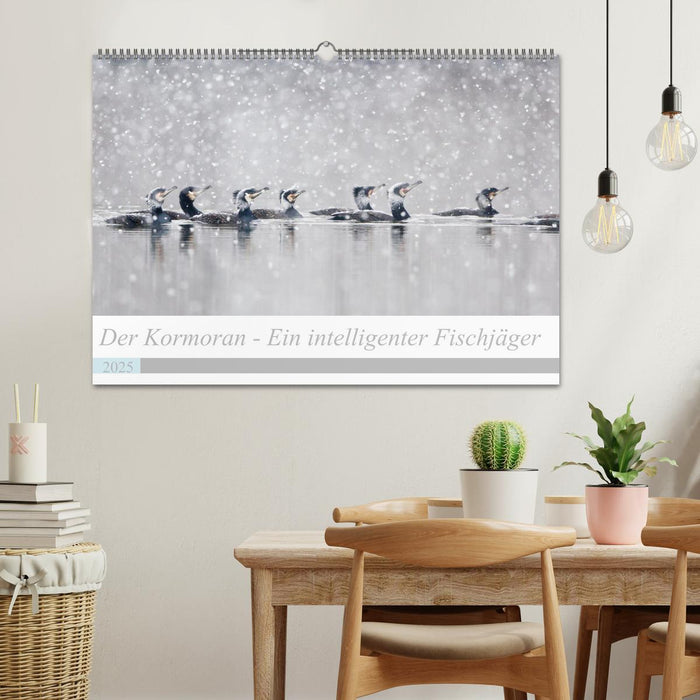 Der Kormoran - Ein intelligenter Fischjäger (CALVENDO Wandkalender 2025)