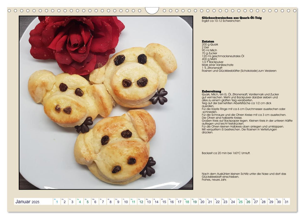 Rezepte von Mama (CALVENDO Wandkalender 2025)