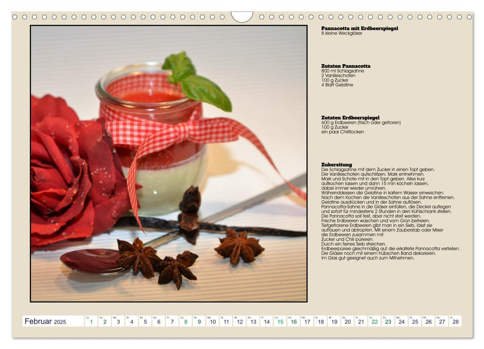 Rezepte von Mama (CALVENDO Wandkalender 2025)