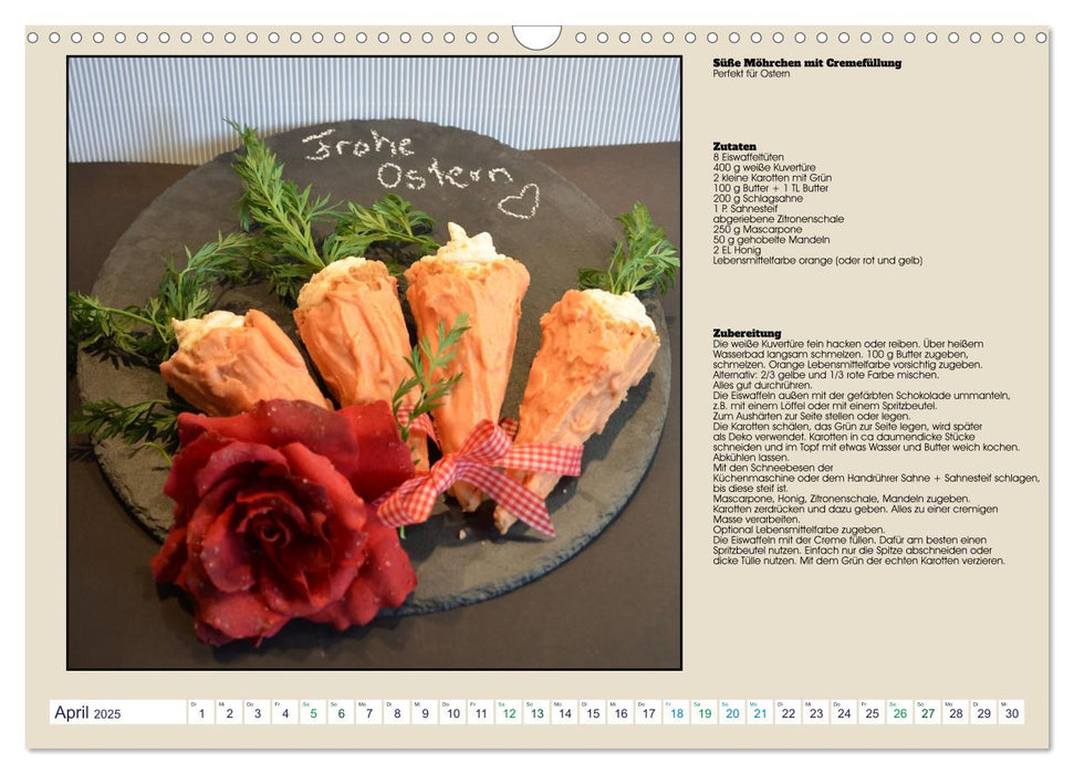 Rezepte von Mama (CALVENDO Wandkalender 2025)