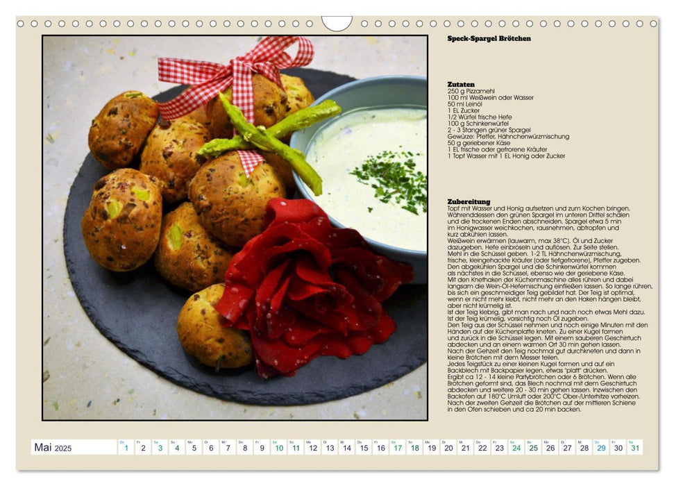 Rezepte von Mama (CALVENDO Wandkalender 2025)