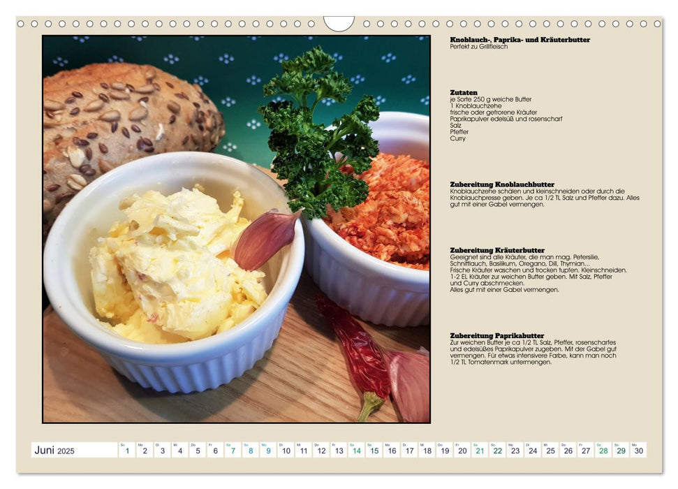 Rezepte von Mama (CALVENDO Wandkalender 2025)