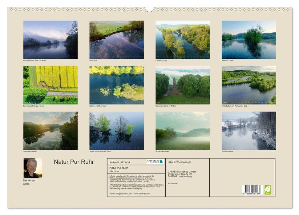 Natur Pur Ruhr (CALVENDO Wandkalender 2025)