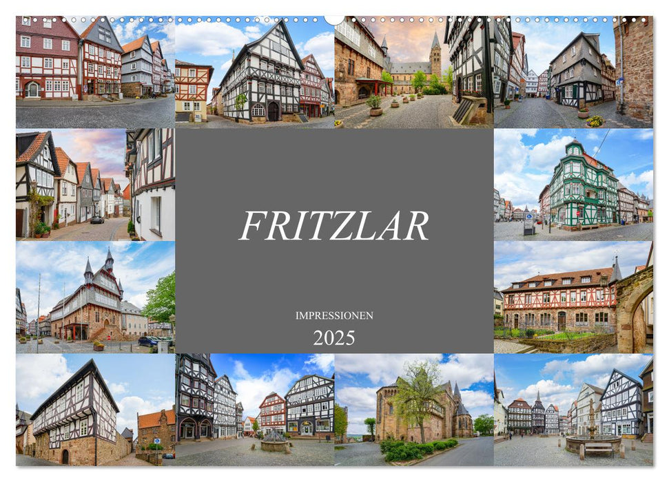 Fritzlar Impressionen (CALVENDO Wandkalender 2025)