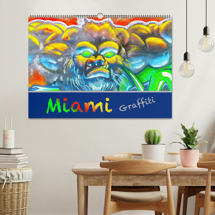 Miami Graffiti (CALVENDO Wandkalender 2025)