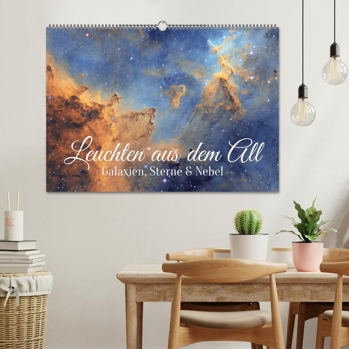 Galaxien, Sterne und Nebel: Leuchten aus dem All (CALVENDO Wandkalender 2025)