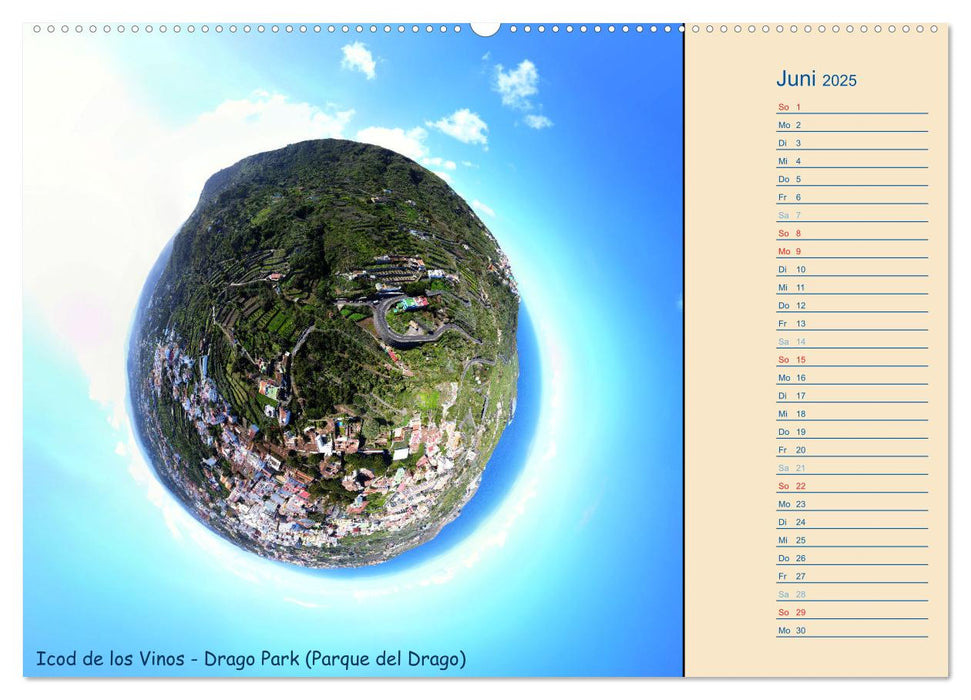 Teneriffa - kleine Planeten (CALVENDO Wandkalender 2025)