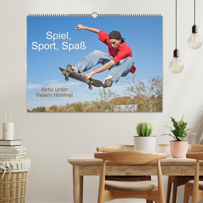 Spiel, Sport, Spaß Aktiv unter freiem Himmel (CALVENDO Wandkalender 2025)