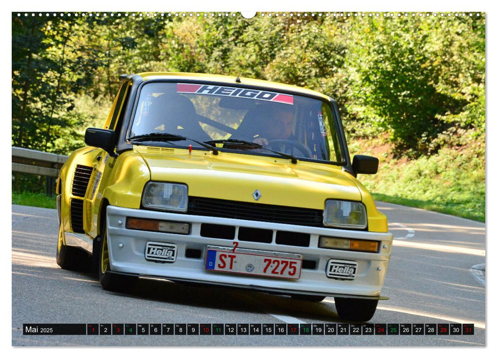 Oldtimer Bergrennen Flotte Franzosen am Berg (CALVENDO Wandkalender 2025)