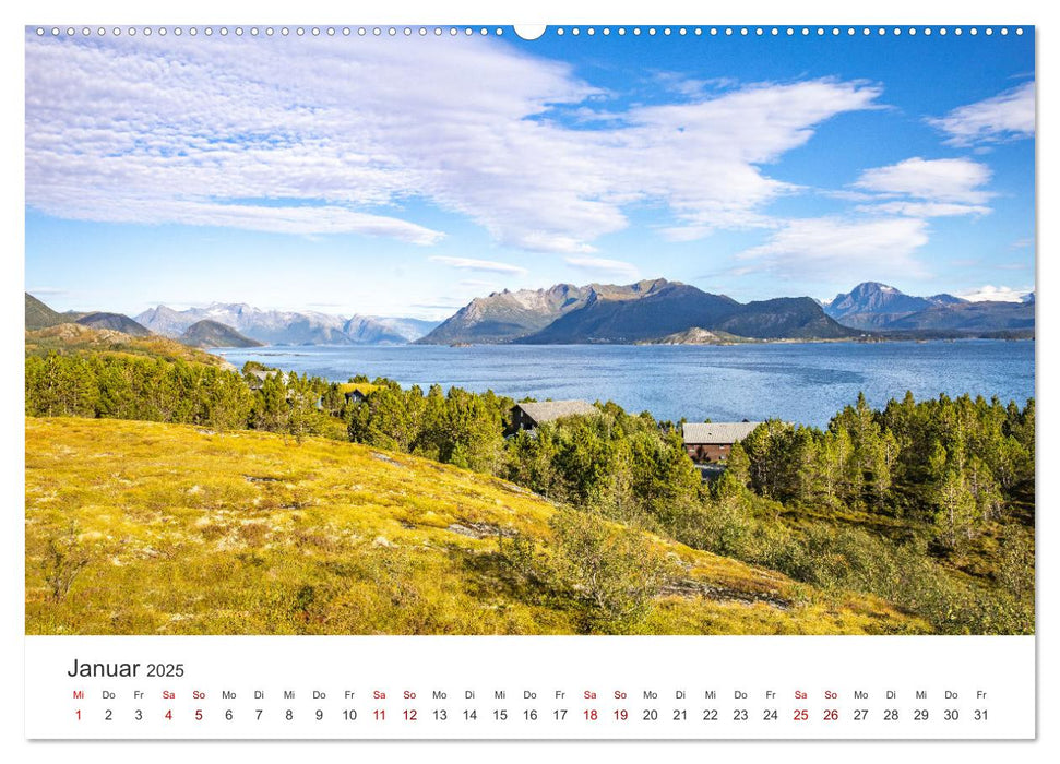 Faszinierendes Nordnorwegen (CALVENDO Wandkalender 2025)