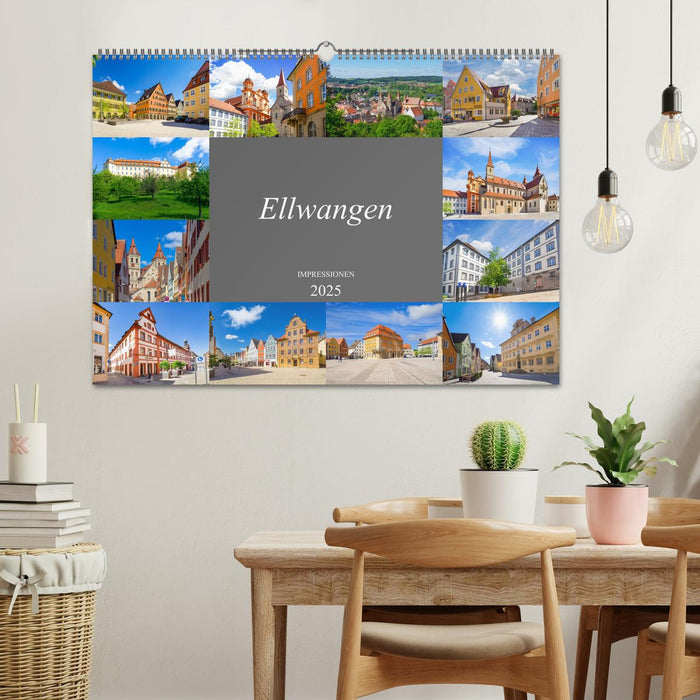 Ellwangen Impressionen (CALVENDO Wandkalender 2025)