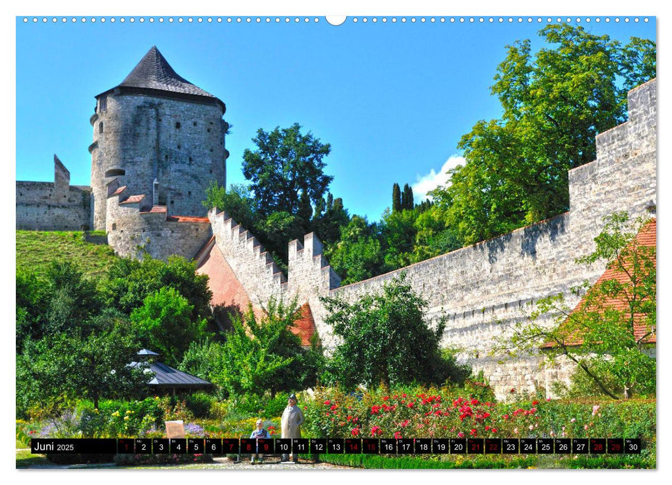 Burghausen - Mittelalter an der Salzach (CALVENDO Wandkalender 2025)