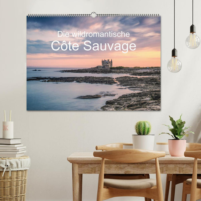 Die wildromantische Côte Sauvage (CALVENDO Wandkalender 2025)