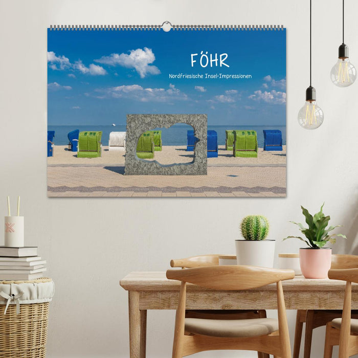 Föhr - Nordfriesische Insel Impressionen (CALVENDO Wandkalender 2025)