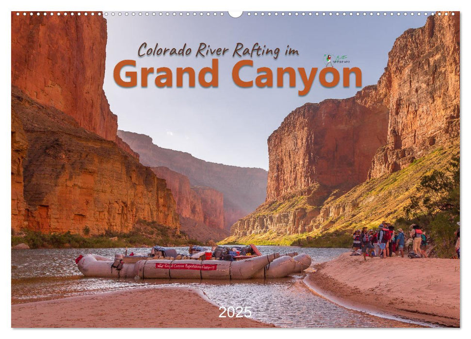 Colorado River Rafting im Grand Canyon (CALVENDO Wandkalender 2025)