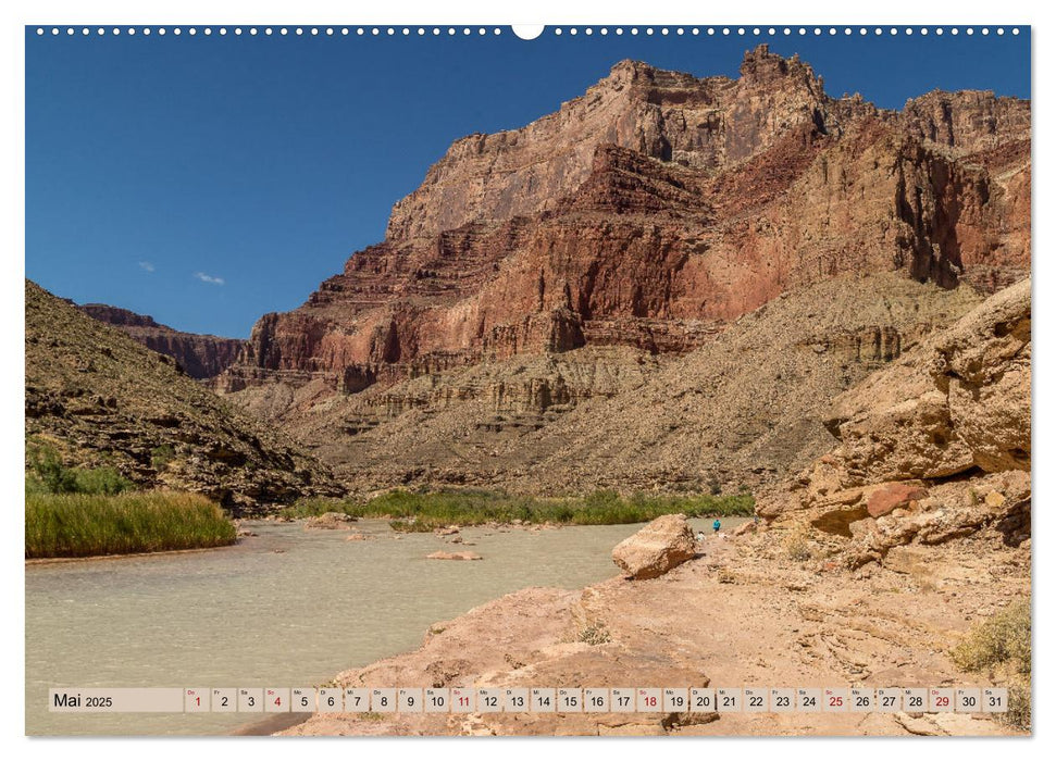 Colorado River Rafting im Grand Canyon (CALVENDO Wandkalender 2025)