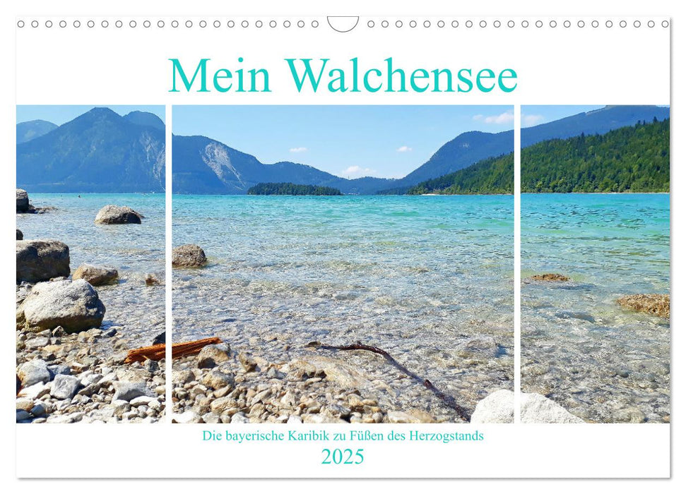 Mein Walchensee - Die bayerische Karibik zu Füßen des Herzogstands (CALVENDO Wandkalender 2025)