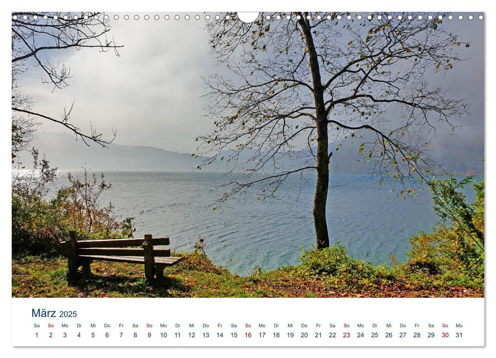 Mein Walchensee - Die bayerische Karibik zu Füßen des Herzogstands (CALVENDO Wandkalender 2025)