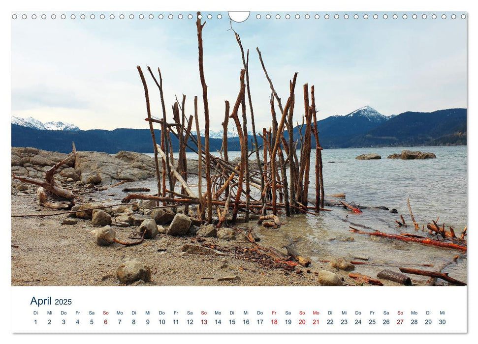 Mein Walchensee - Die bayerische Karibik zu Füßen des Herzogstands (CALVENDO Wandkalender 2025)