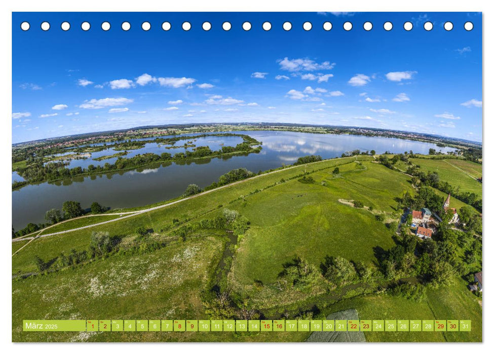 Meine Heimat von oben ... Luftaufnahmen vom Fränkischen Seenland (CALVENDO Wandkalender 2025)