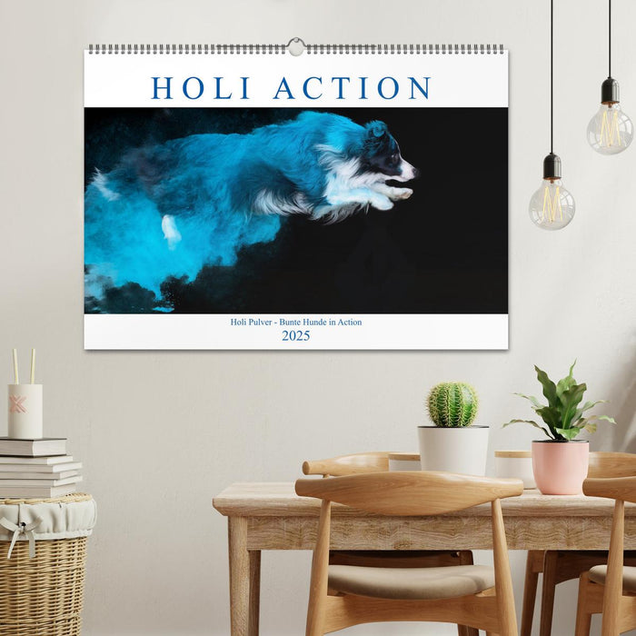 Holi Action (CALVENDO Wandkalender 2025)