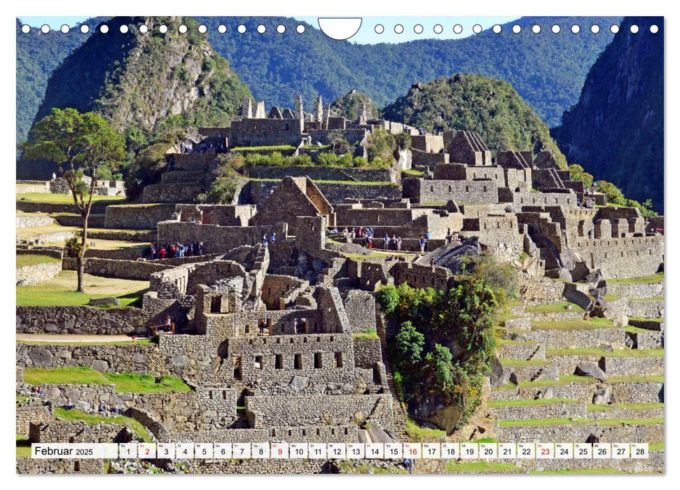 MACHU PICCHU, Perus berühmte Inkastadt (CALVENDO Wandkalender 2025)