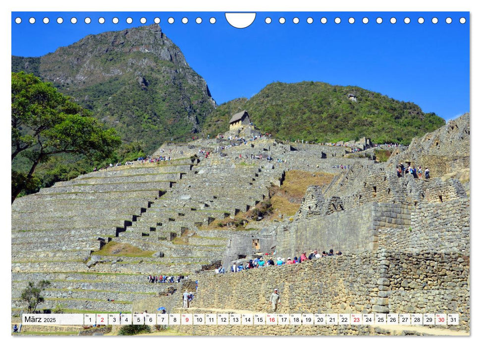 MACHU PICCHU, Perus berühmte Inkastadt (CALVENDO Wandkalender 2025)