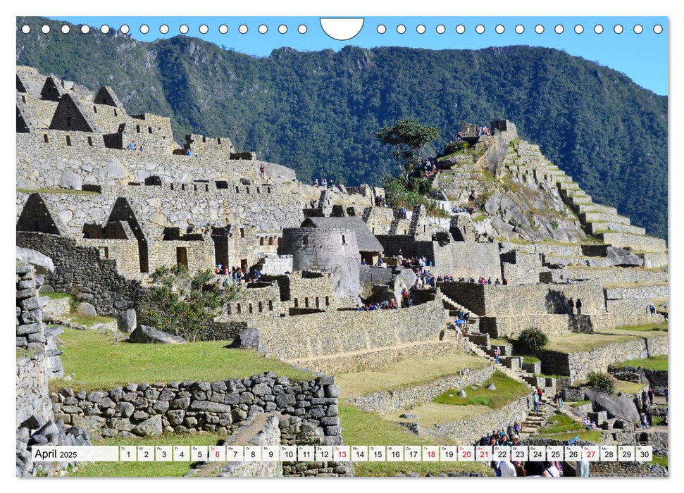 MACHU PICCHU, Perus berühmte Inkastadt (CALVENDO Wandkalender 2025)