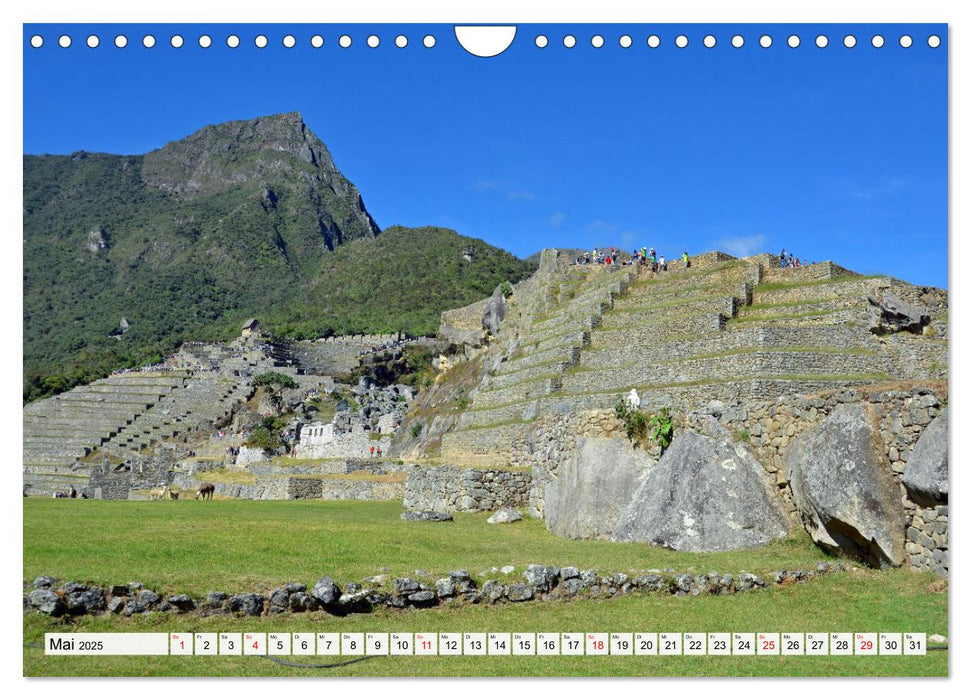 MACHU PICCHU, Perus berühmte Inkastadt (CALVENDO Wandkalender 2025)