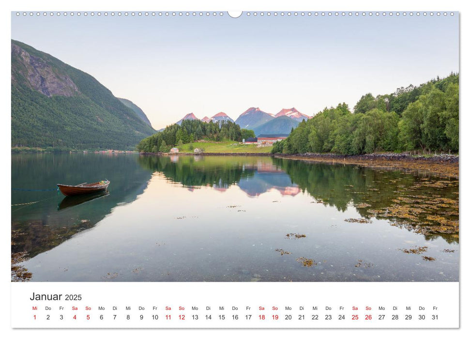 Norwegen in Bildern (CALVENDO Premium Wandkalender 2025)