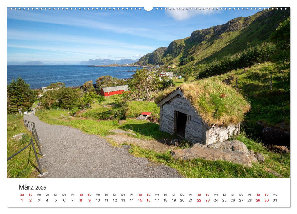 Norwegen in Bildern (CALVENDO Premium Wandkalender 2025)