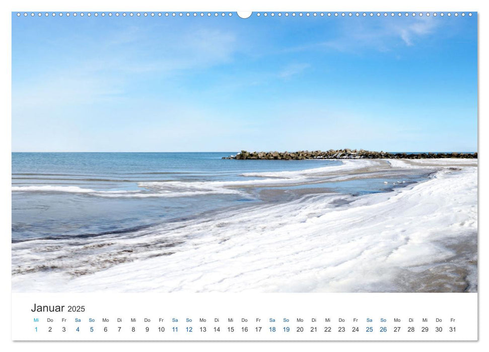 Deutsche Küste - Nordsee und Ostsee (CALVENDO Premium Wandkalender 2025)