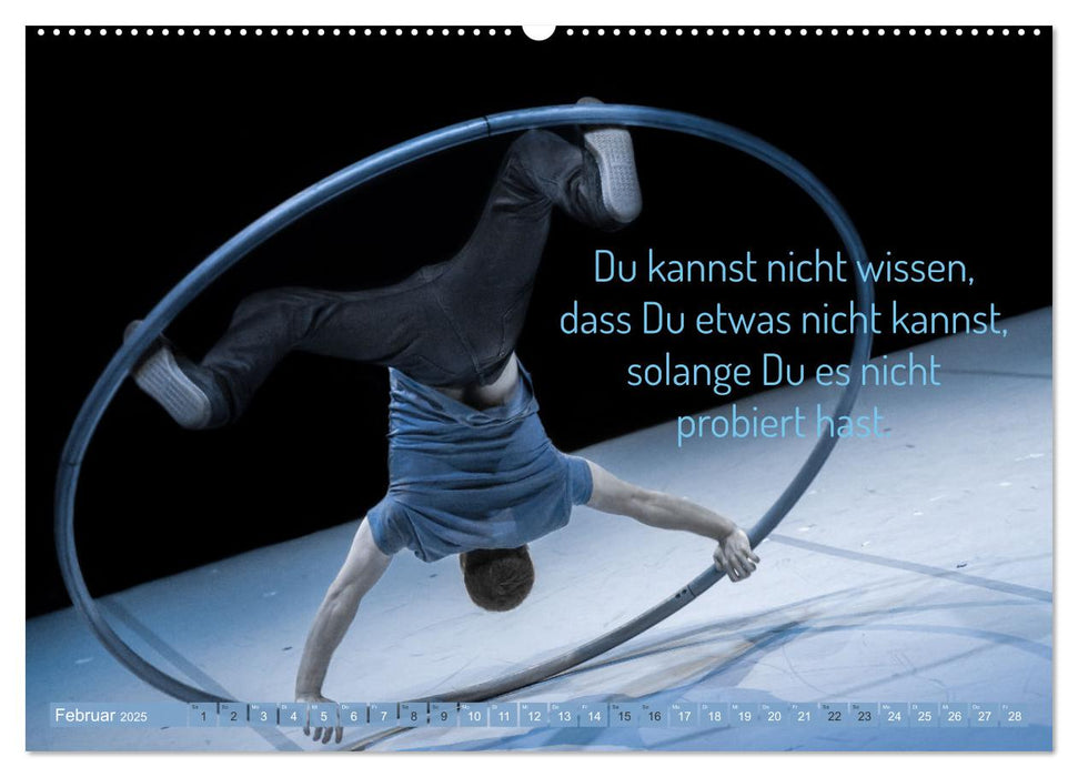 Motivation und Power (CALVENDO Premium Wandkalender 2025)