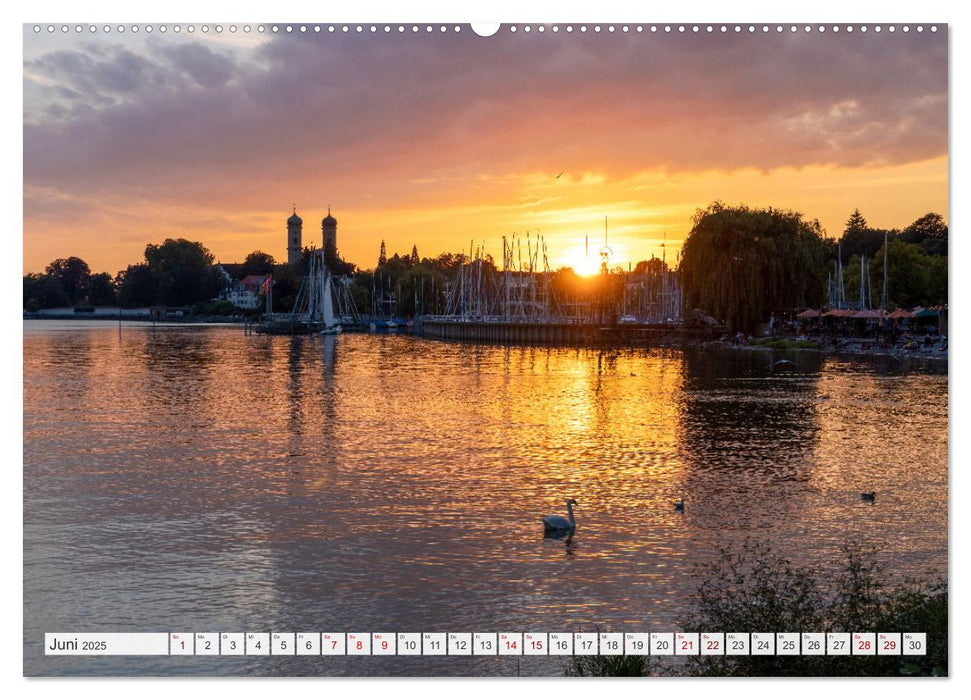 Bodensee - Traumlandschaften am Wasser (CALVENDO Premium Wandkalender 2025)