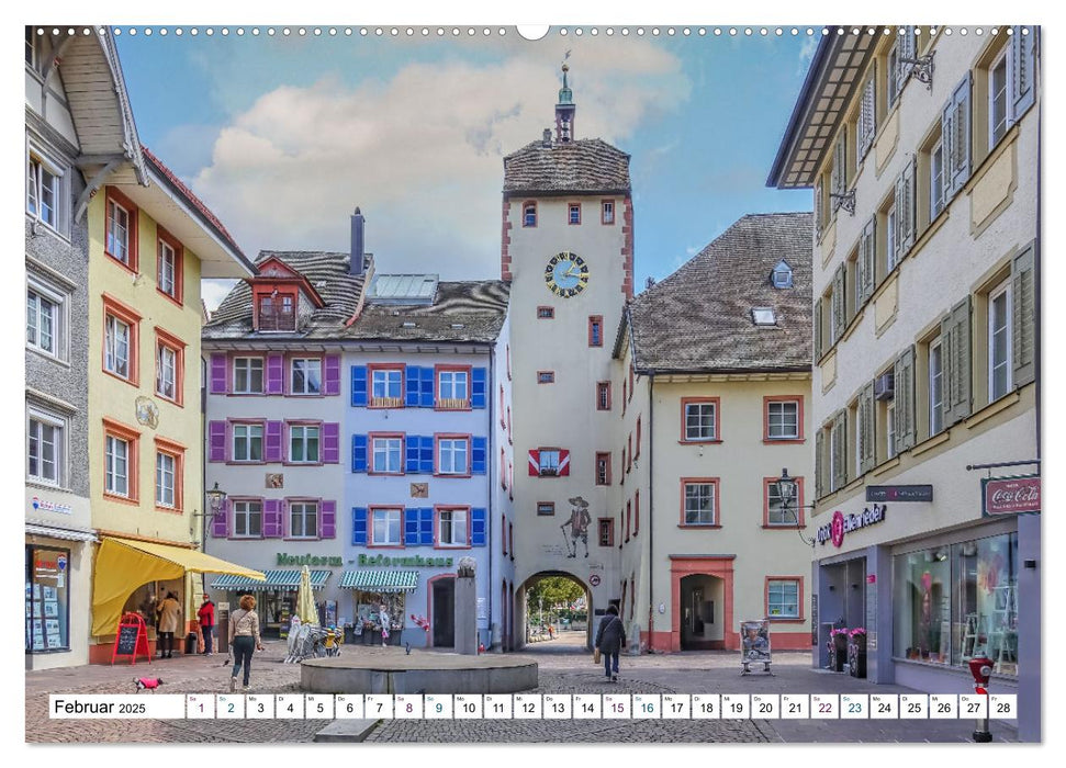 Waldshut - schmuckes Hochrhein Städtle (CALVENDO Premium Wandkalender 2025)