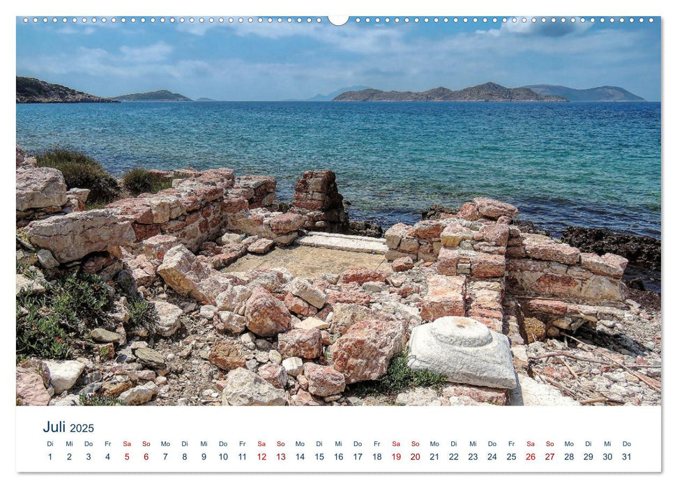 Rhodos - Insel des Sonnengottes Helios (CALVENDO Premium Wandkalender 2025)