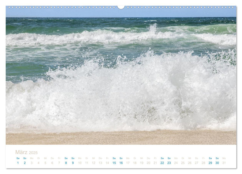 Nordsee Insel Sylt (CALVENDO Premium Wandkalender 2025)