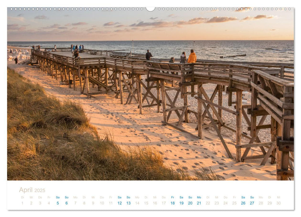 Nordsee Insel Sylt (CALVENDO Premium Wandkalender 2025)