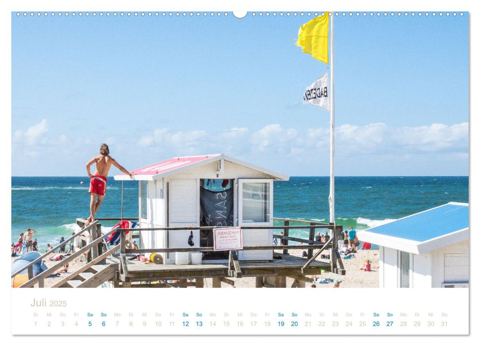 Nordsee Insel Sylt (CALVENDO Premium Wandkalender 2025)