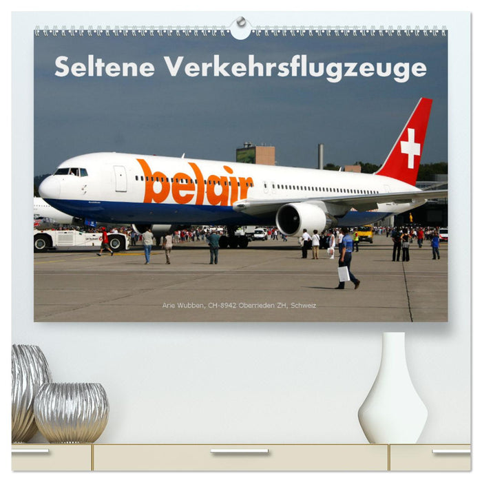 Seltene Verkehrsflugzeuge (CALVENDO Premium Wandkalender 2025)