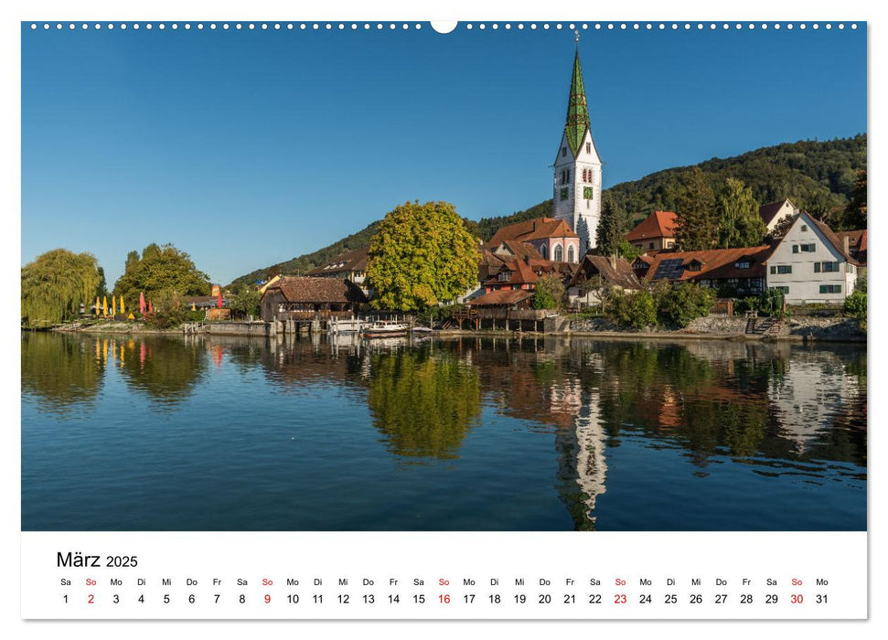 Urlaubsregion Bodensee (CALVENDO Premium Wandkalender 2025)