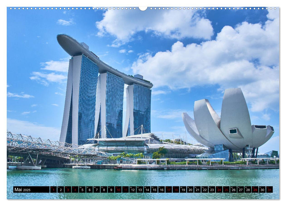 Singapur - Tradition trifft Moderne (CALVENDO Premium Wandkalender 2025)