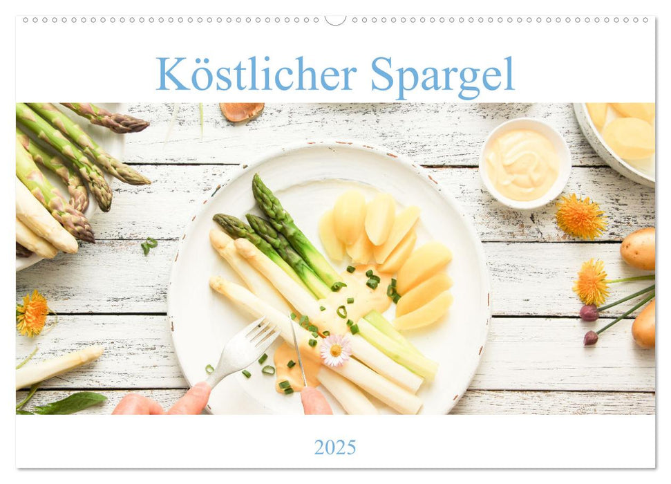 Köstlicher Spargel (CALVENDO Wandkalender 2025)